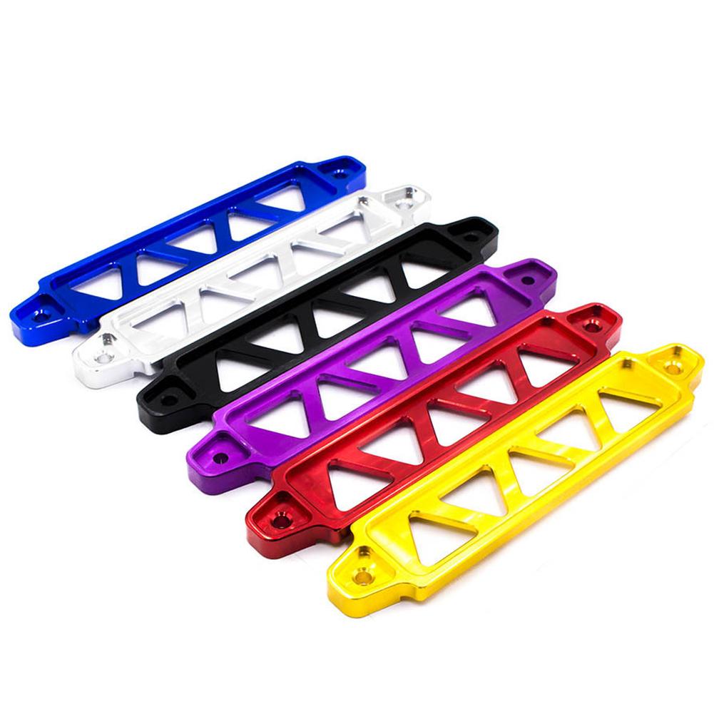 218mm Aluminum Universal Auto Car Battery Tie Down Mount Battery Holder Bracket Brace Bar Burnt Blue