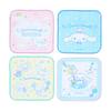 Sanrio Cinnamoroll Petit Towel Set of 4 for Antibacterial with Name 249955 (SANRIO) Children, Treatment, Space,
