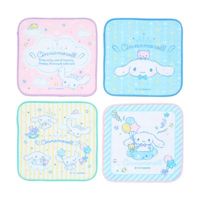 Sanrio Cinnamoroll Набор из 4 маленьких антибактериальных полотенец с именем 249955 (САНРИО) Дети, Лечение, Пространство,