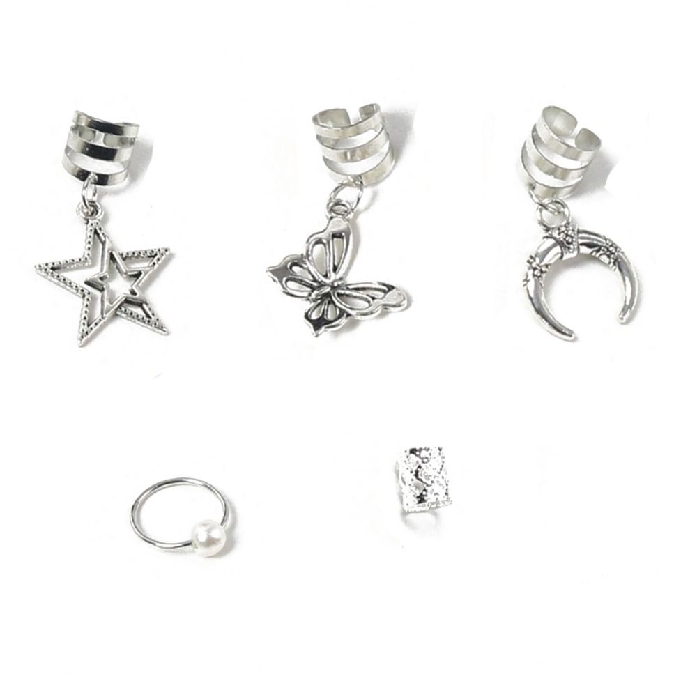 25pcs Hair Braiding Hollow Out Hair Ring Dread Locks Hair Braid Tubes Dreadlocks Beads  Decor