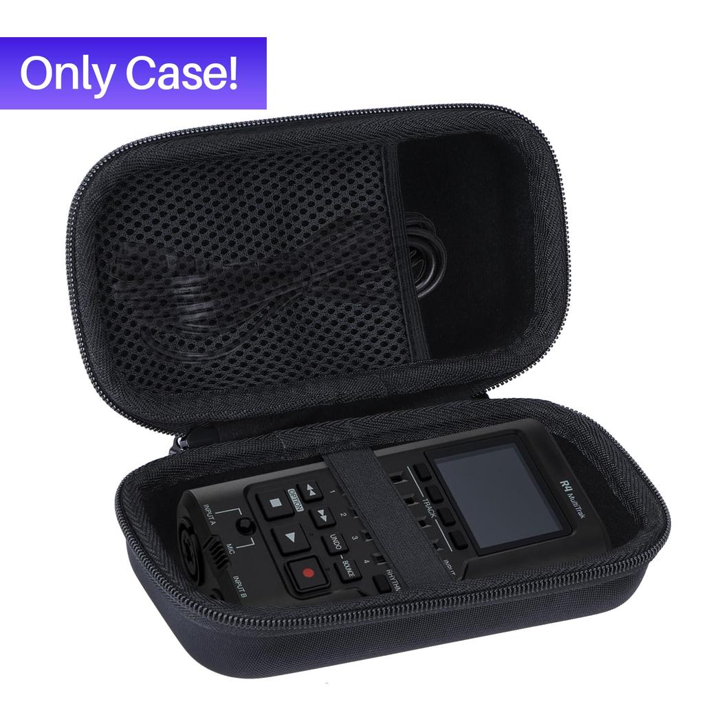 Портативный рекордер Zoom R4 MultiTrak 32bit Float, совместимый с футляром для хранения Lebakort, многодорожечный