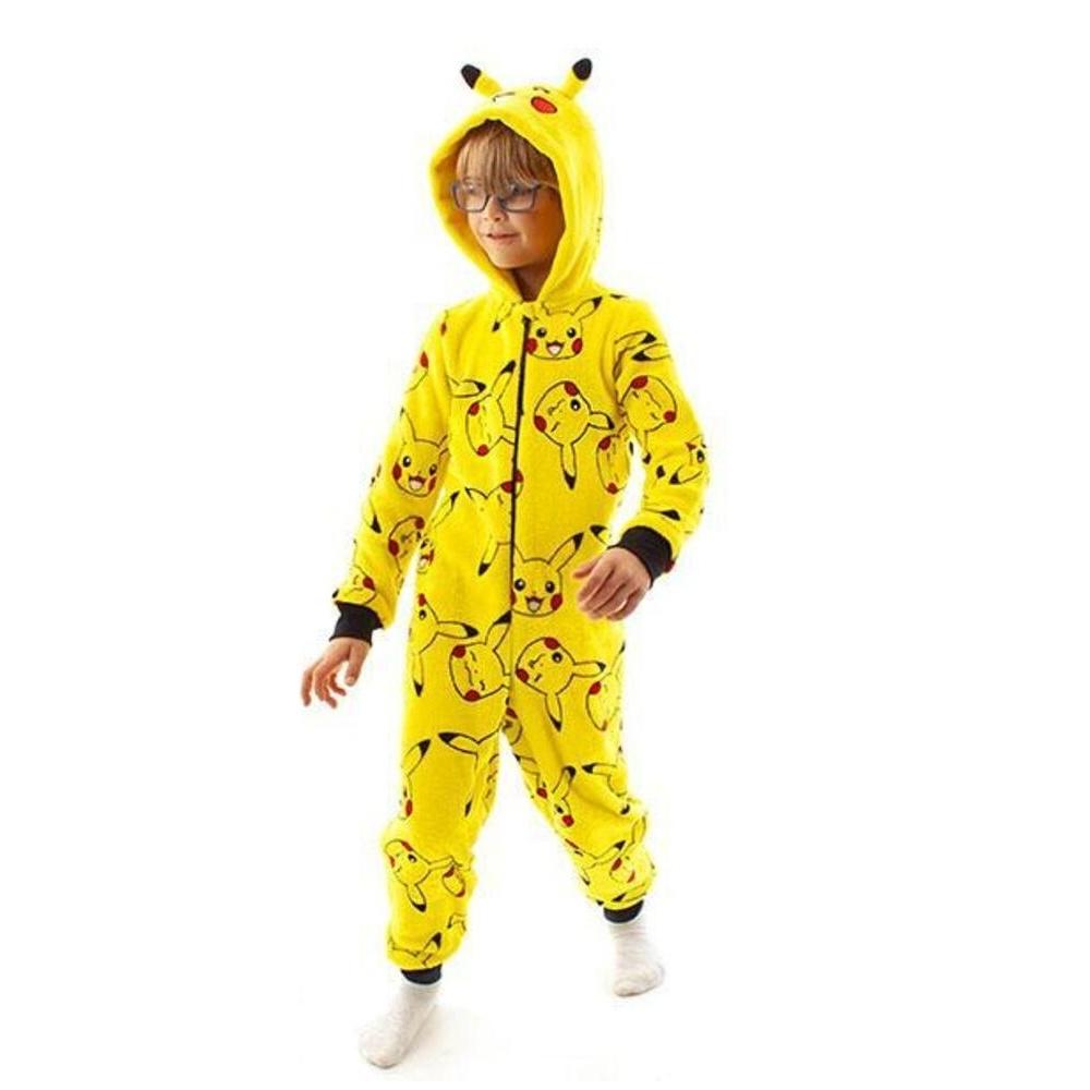 Pokemon Childrens/Kids Pikachu 3D Ears Sleepsuit