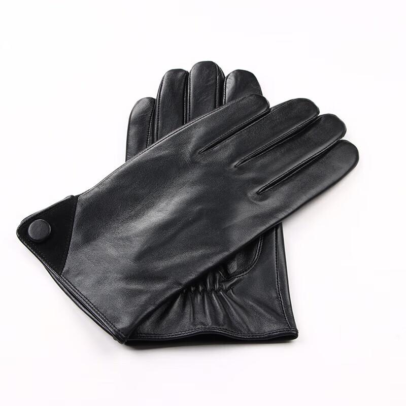 Hengyuanxiang Men's Lambskin Winter Cycling Gloves