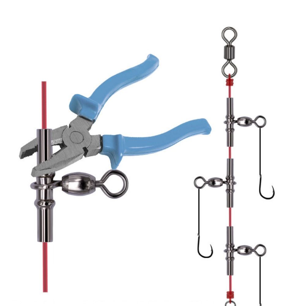 20 шт./упак. рыболовные снасти Cross-Line Tackle T-Shape Crimp Sleeve рыболовный соединитель крючок приманка