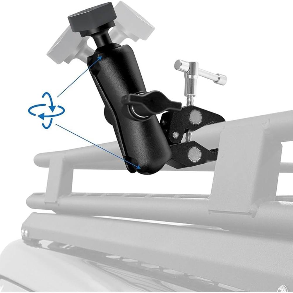 For Starlink Mini Pole Mount Adjustable Clamp Mount Roof Mount for RV Ladders Roof Rack Balcony