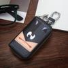 Милый Мультяшный Ключница Мужчины Женщины ПУ Кожа Ключница для Автомобиля Металлическая Брелок для Ключей Креативный Мини Кошелек на Молнии Чехол для Автомобильного Ключа