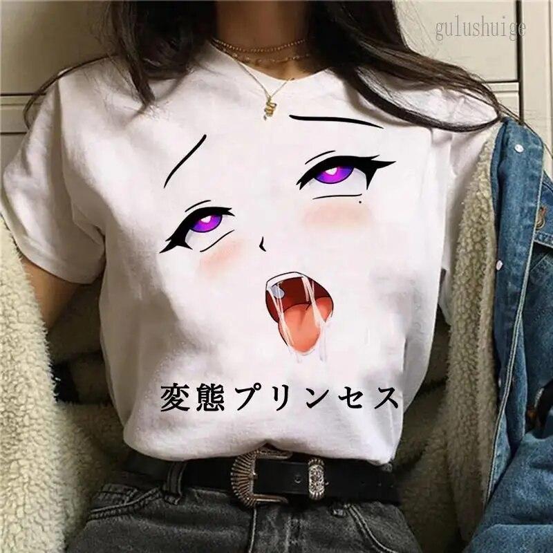 Футболка с графическим принтом «Мой герой Академии» японского аниме, модная женская футболка с круглым вырезом с коротким рукавом, повседневная футболка больших размеров