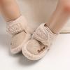 Winter Baby Boots Solid Color Thick Warm Plush Boots Winter Baby Shoes