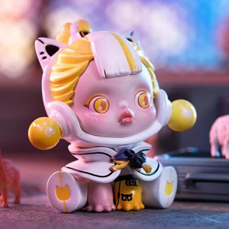 Night City Blind Box Night Guardian Meditator Hand-made Ornaments Children's Gift