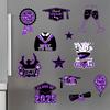 2025 Graduation Car Magnets Congrats Grad Magnetic Stickers Set Graduation Party Decor Magnets for Cars Fridge Garage Mailbox