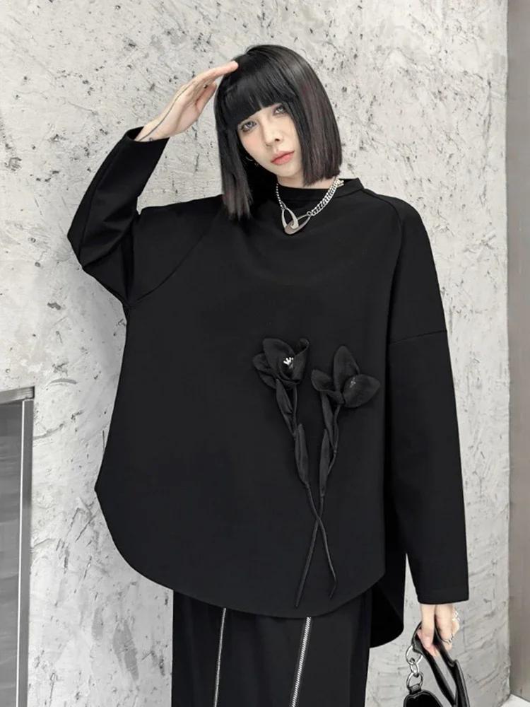 Xitao Асимметричные толстовки с трехмерным декором LJ1081