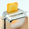 1/12 Dollhouse Mini Bread Machine with Toast Plate Sauce Miniature Toaster Bread Maker Kitchen Decorations Dollhouse Mini Accessories
