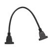 Displayport Extension Cable 4K DP HD Female to Female Cable Displayport Extension Cable with Fixing Nut Hole