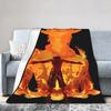 Огненный Кулак Эйс Монки Д. Луффи Одеяла Фланелевое Всесезонное Дышащее Мягкое Плед для Дивана Уличные Покрывала