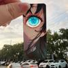 Аниме Клинок, рассекающий демонов Брелок Ренгоку Кёджуро Kimetsu No Yaiba Светящиеся Глаза Двусторонний Светопропускающий Ключ Подвеска для Рюкзака Переносной Мини