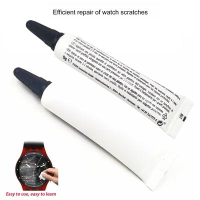 Набор для ремонта царапин на прочных стеклах для часов с полировальными пастами и салфеткой для чистки акриловых стекол. Товары для творчества