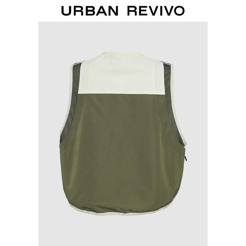 Мужской жилет UR в стиле колор-блок для рабочей одежды