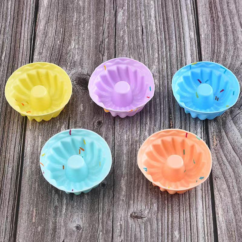 «Ассорти из чистого силикона для конфет и тортов: Формочки для яичных тартов и кексов особой формы