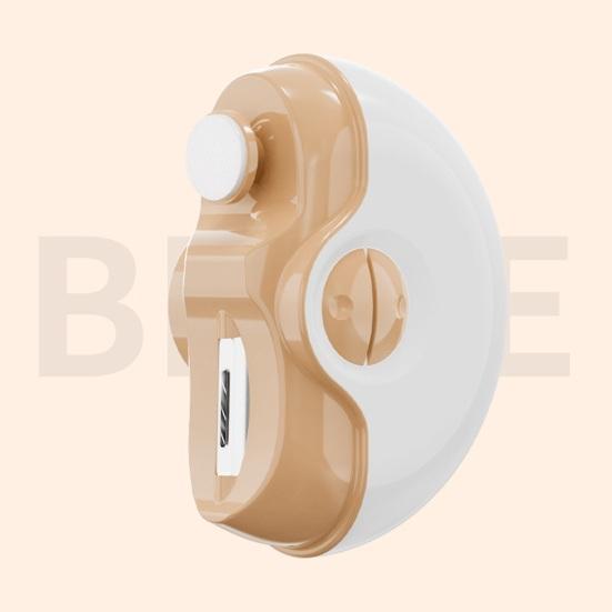 Электрическая машинка для стрижки ногтей, полировщик со светодиодной подсветкой, 2-скоростная, перезаряжаемая, 2-в-1, автоматическая пилка для ногтей для детей, взрослых, пожилых людей, триммер для маникюра