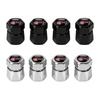 W1523D Metal Car Wheel Tire Valve Stem Caps Exterior Accessories For Volkswagen VW R Polo Passat Rline Golf 4 5 6 Tiguan Jetta GTI