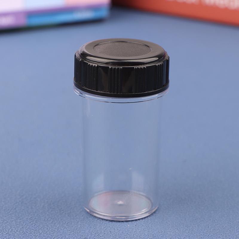 1 шт. Пластиковый контейнер-футляр для хранения объективов биологического микроскопа, пылезащитный чехол