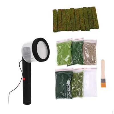 Статические травяные аппликаторы наборы для ландшафтного дизайна DIY Project Accessories Миниатюрная модель сцены