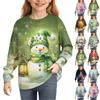 Christmas Day Sweatshirts For Children Boys And Girls Knit Sweater Cute Shirt Fall Crewneck Pullover Tops