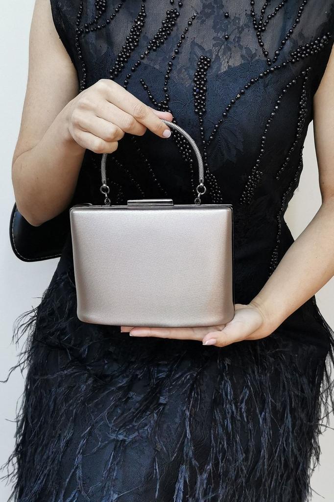 Women's Stylish and Useful Evening Dress Bag Fabric Black Women's Evening Dress Bag