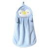 1/4Pcs Kids Microfiber Hand Towels with Hanging Rope Absorbent Cartoon Design Kitchen Home Hand Towels