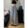 Grey Sweatpants Wide Leg Pants Women Casual Oversize Sports Trousers Korean Streetwear Vintage Straight Joggers