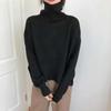 Hirsionsan Cashmere Oversized Turtleneck Knitted Sweater Women Winter Thicken Warm Solid Basic Pullovers Female Casual Soft Long Sleeve Jumper