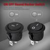 5/10Pcs Round Rocker Switch ON Off SPST 20mm Mini 12 Volt Toggle Switch 12V for Car Automotive RV 2 Pin Switch 120V Wired