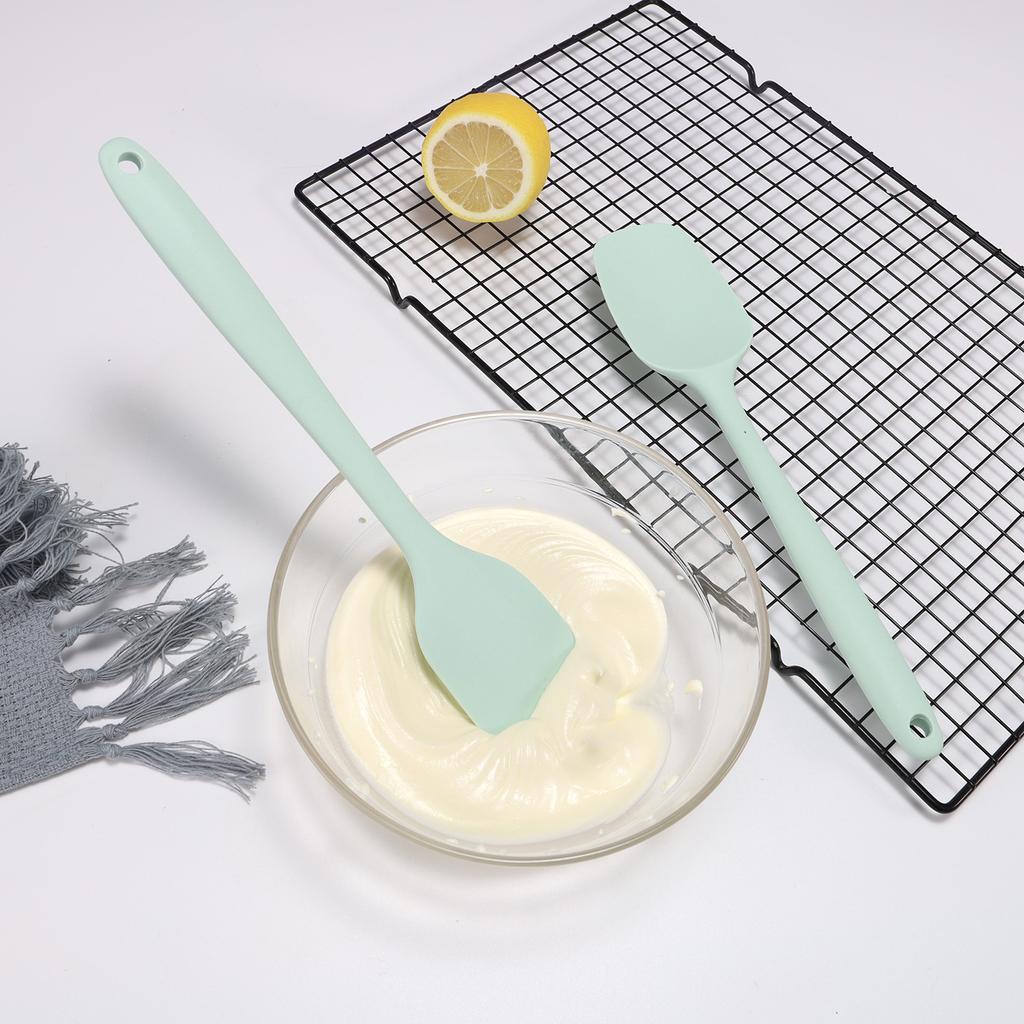 Набор инструментов для выпечки из 4 предметов, лопаточка для крема, кухонная универсальная антипригарная посуда, силиконовая лопатка для смешивания салатов