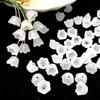 50pcs/100pcs Transparent Acrylic Beads Tulip Flower Lily of The Valley for Jewelry Making DIY Bracelet Necklace