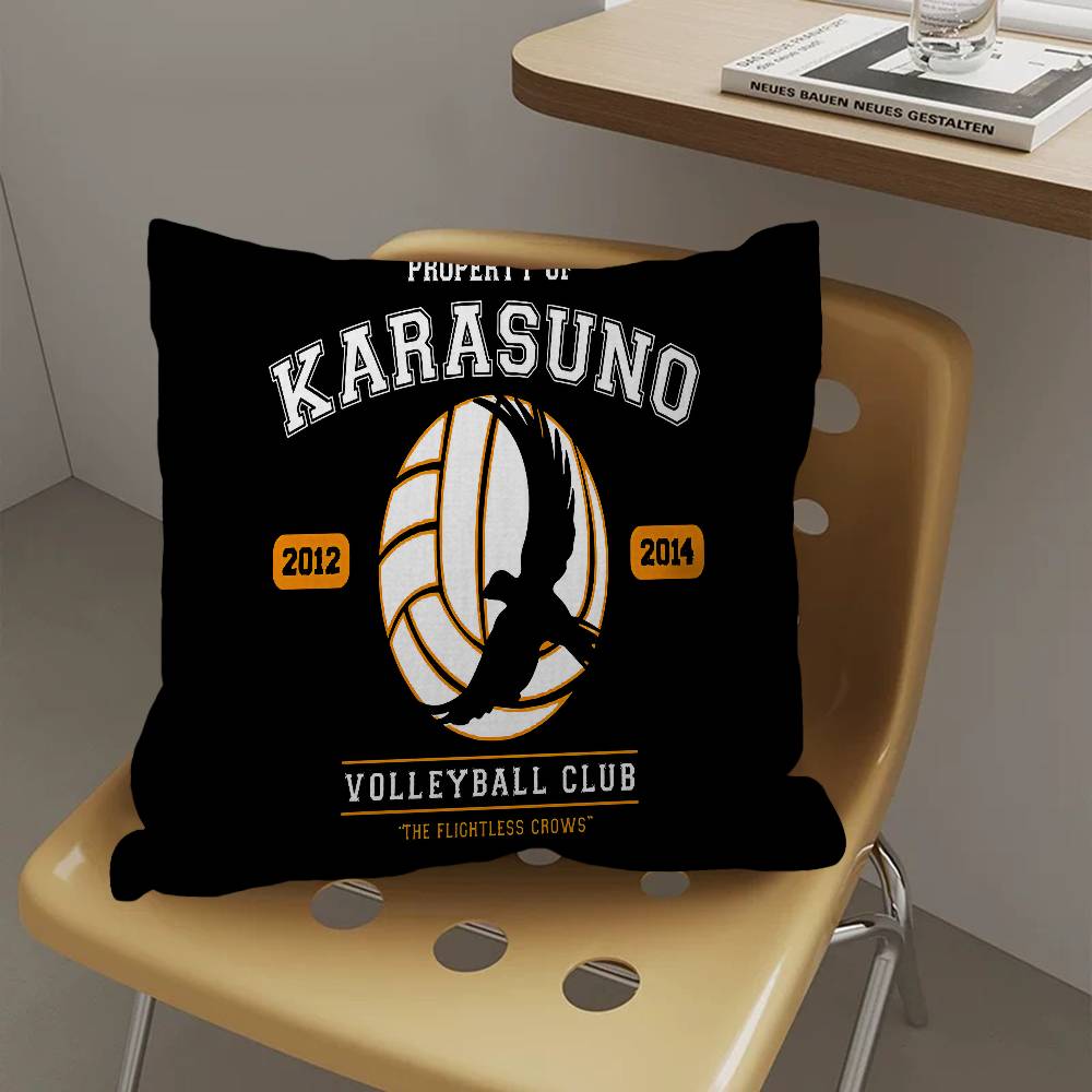 Мультяшная наволочка K-Karasuno, декоративная подушка, чехол для диванной подушки, домашний декор, наволочки