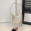 2025 сумки женская сумка с шипами европейская и американская винтажная мода сумка через плечо ins новая ручная вышивка сумка-ведро
