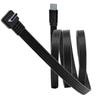 Гибкий плоский USB-C кабель FPC, изогнутый под углом 90 градусов, 45 Вт PD-зарядка, скорость 480 Мбит/с, подходит для игровых консолей, FPV-устройств