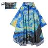 Starry Rain Bicycle Rain Unisex Easy To Quick Drying [AISHITE] Raincoat, Night, Rainwear, Oversized, Gear, Poncho, Poncho, Lightweight, Stylish,