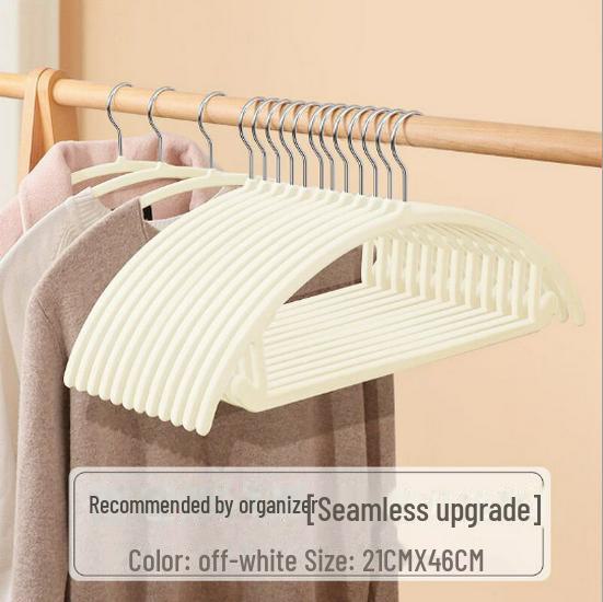"Non-Slip Semi-Circular Flocking Hanger: Anti-Shoulder Corner Organizer for Clothes"
