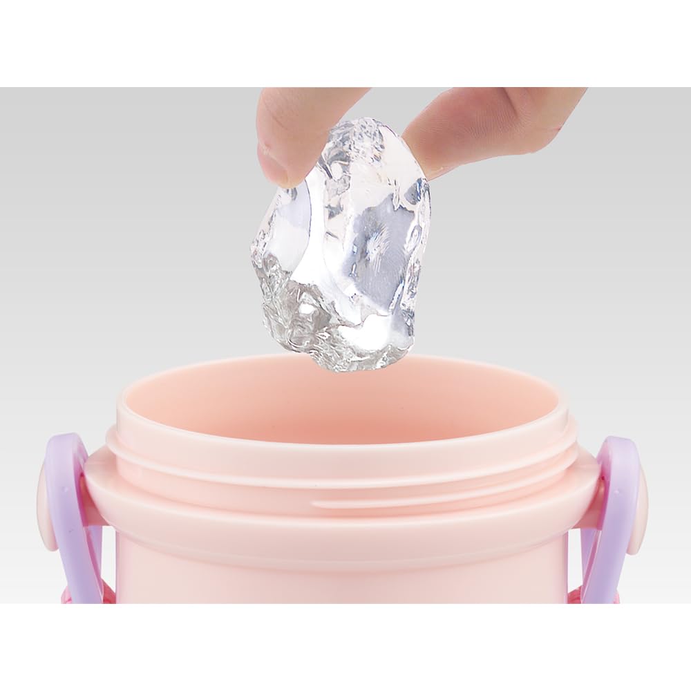 Skater Бутылка для воды 480 мл, антибактериальный пластик, подходит для детей, легкая, Snoopy 80s Cafe, сделано в Японии, детская PSB5SANAG-A