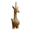 Animal Pendant Elephant Giraffe Hippopotamus Frog Design Christmas Ornament Hanging Rustic Holiday Decor