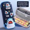 Capibara 3D Cartoon Pencil Case: Large Capacity, Multifunctional for Boys & Girls, Ideal for Primary School Students