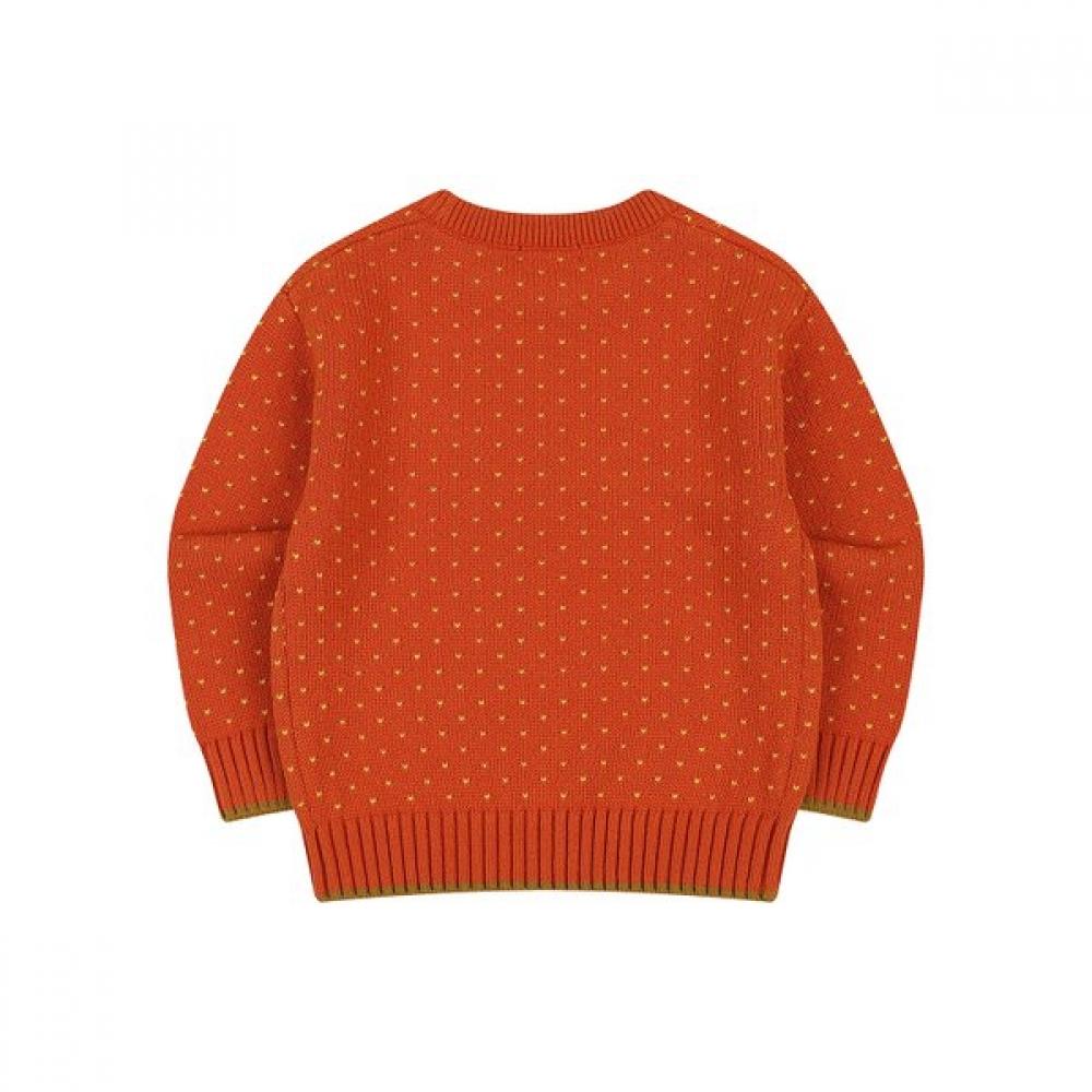 KANGOL Свитер с новым узором Оранжевый Ardcks01010og