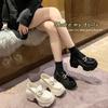 Loafers Women's 2025 Autumn One-pedal Shallow-mouth Single Shoes Inner Height Increase Women's Shoes Small Muffin Shoes Fashionable and Versatile