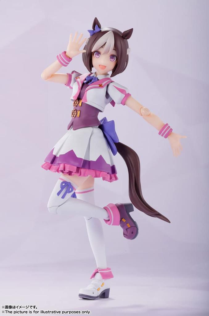 TAMASHII NATIONS Uma Musume Pretty Derby Special Week 130 мм окрашенная подвижная фигурка SHFiguarts приблизительно. ПВХ и АБС