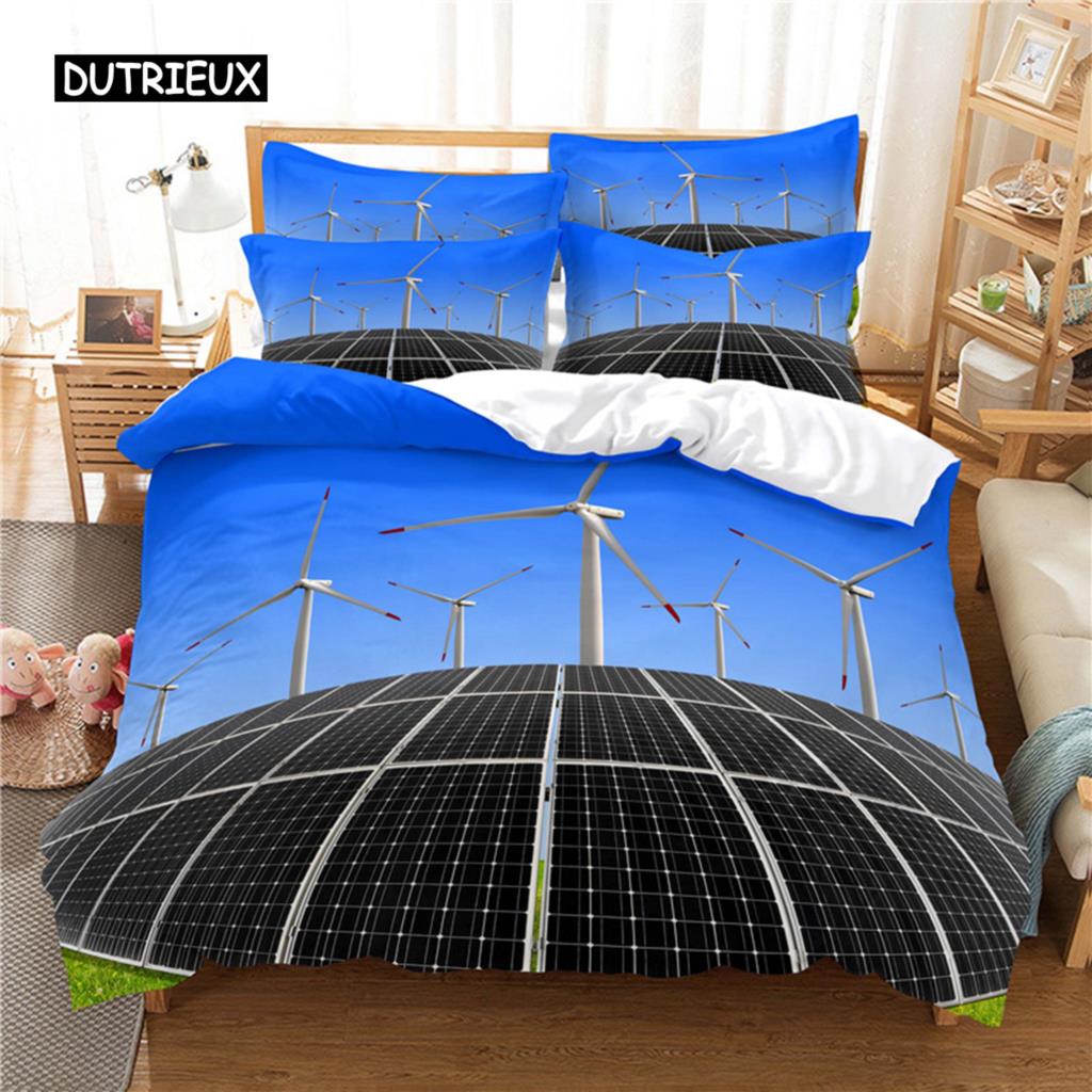 Красивый пейзаж Комплект постельного белья Пододеяльник Комплект постельного белья 3D Цифровая печать Комплекты постельного белья размера Queen Fashion Designs