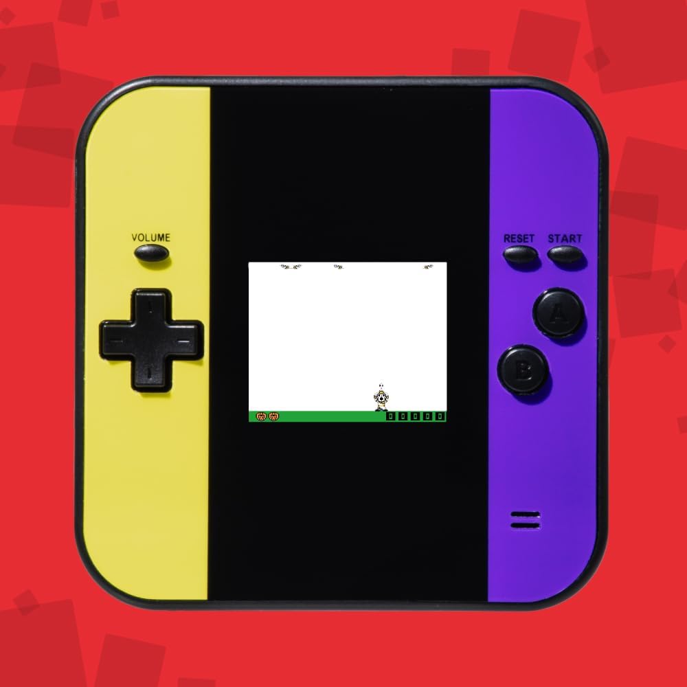 Вы можете сыграть в 8 разных игр! ИГРА ARK SQUARE Цветной ЖК-дисплей Портативная игровая консоль Квадратная Приблизит...
