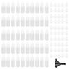 50Pcs 10ml Empty Eyedrop Bottles Plastic Squeezable Eye Liquid Dropper Containers with Plugs