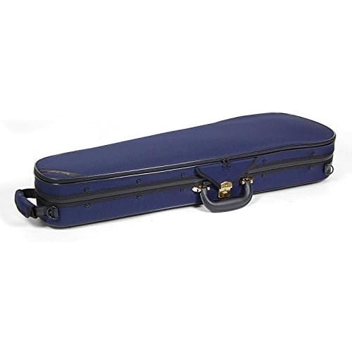 Super Light Triangular Shaped Violin Case, Blue