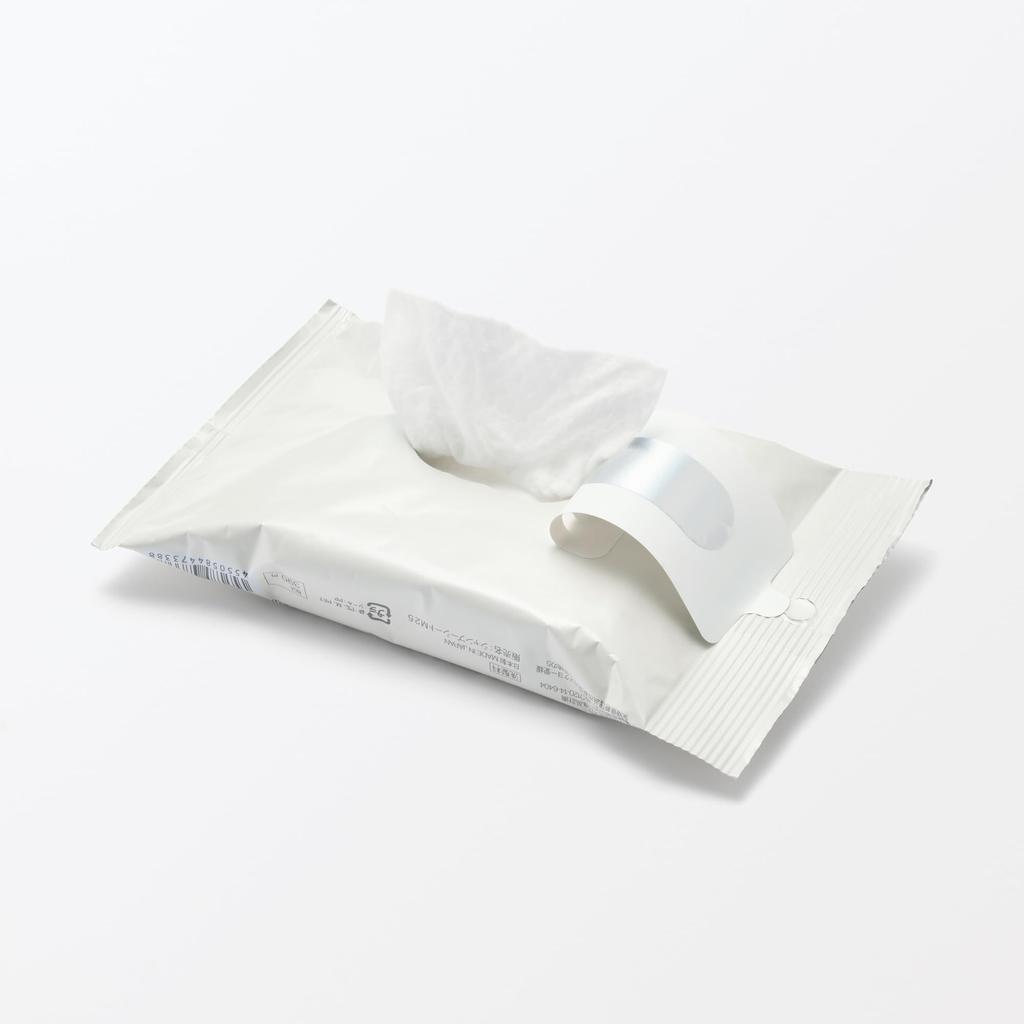 MUJI Безводные салфетки для мытья волос 12 шт. Примерный размер 250×200 мм 84473388